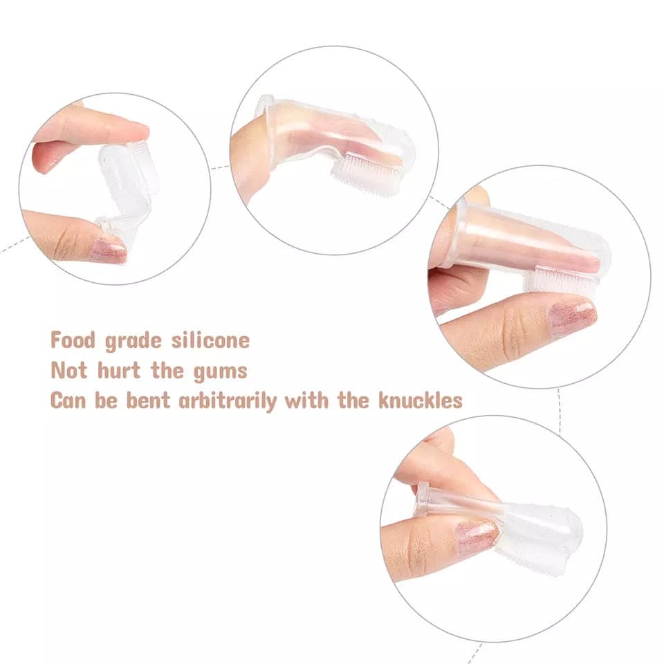 Baby Finger Toothbrush, Silicone Infant Tooth Brush, Baby Silicone Training Brush, Transparent Fingertip Tooth Cleaning Brush, Bad Breath Tartar Teeth Tool, Kids Baby Infant Soft Silicone Teeth Rubber Massager Baby Finger Toothbrush, Silicone Infant Tooth Brush, Baby Silicone Training Brush, Transparent Fingertip Tooth Cleaning Brush, Bad Breath Tartar Teeth Tool, Kids Baby Infant Soft Silicone Teeth Rubber Massager